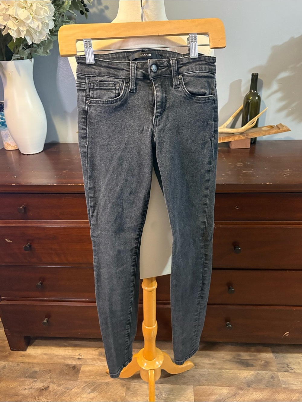 Joe's Jeans Black Wash Skinny Jeans